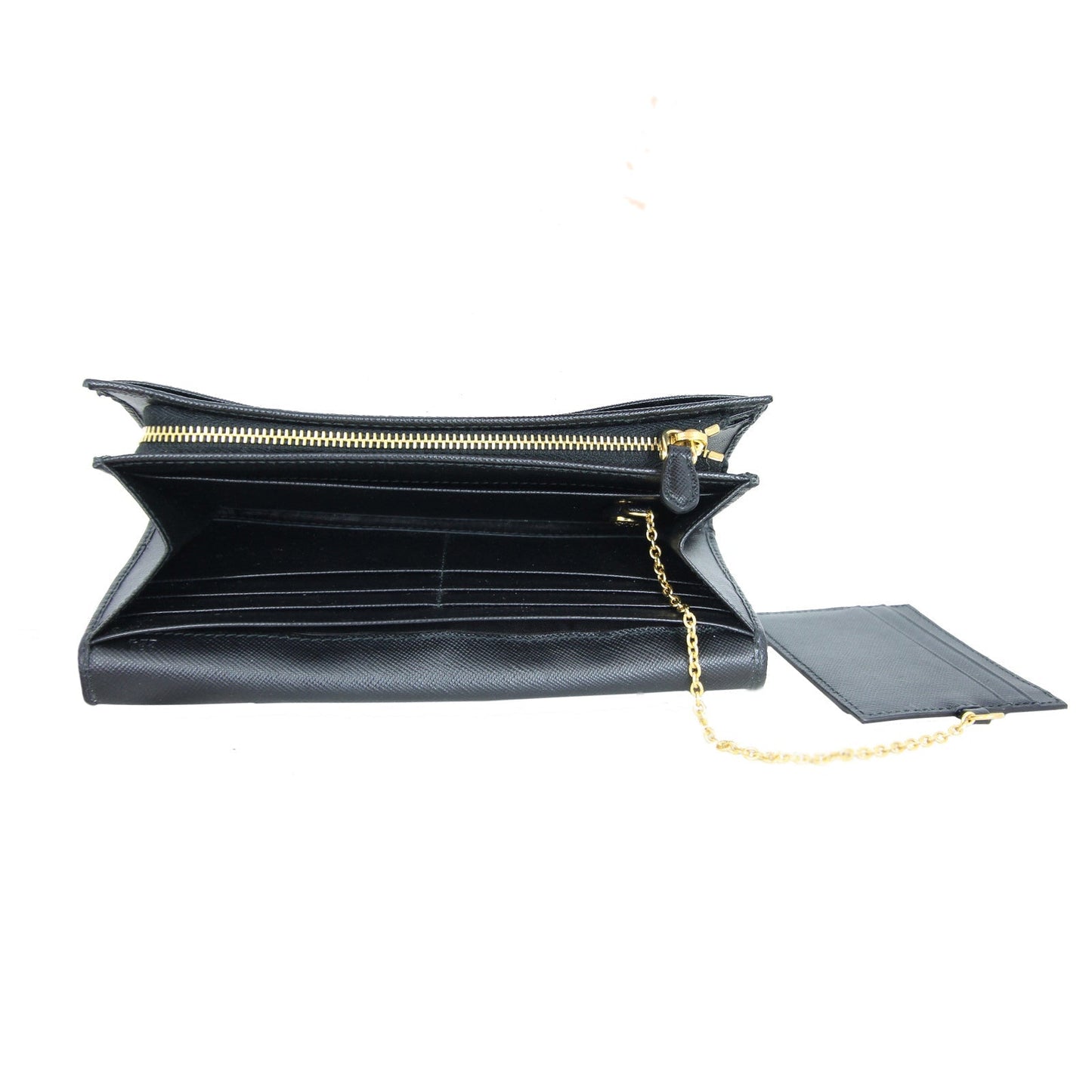 Prada Saffiano Lux Continental Wallet