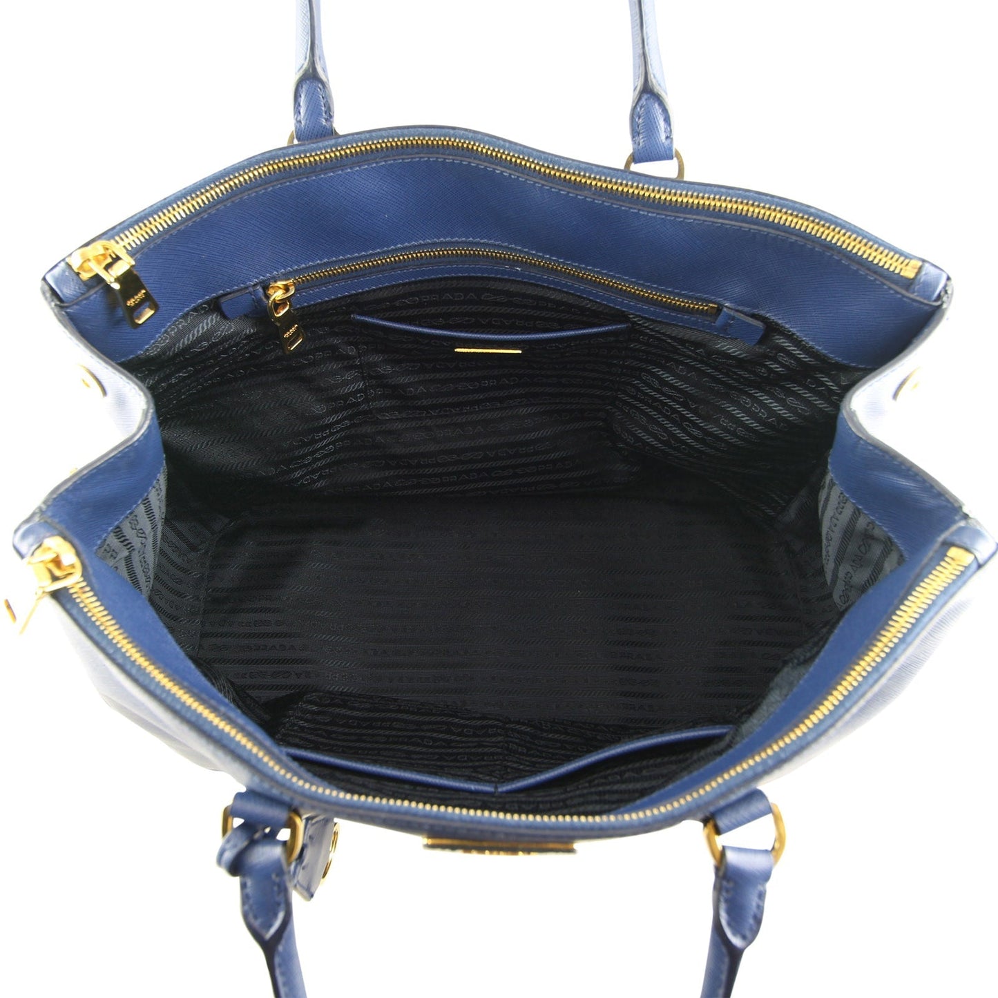 Prada Saffiano Lux Double-zip Tote Large