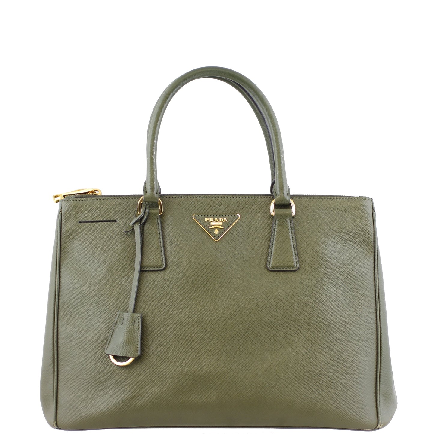 Prada Saffiano Lux Galleria Double Zip Tote Medium