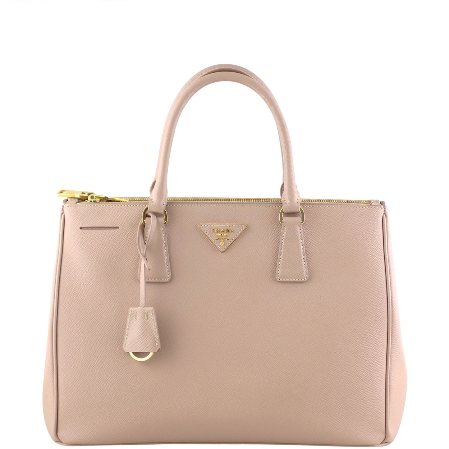 Prada Saffiano Lux Galleria Double Zip Tote Medium
