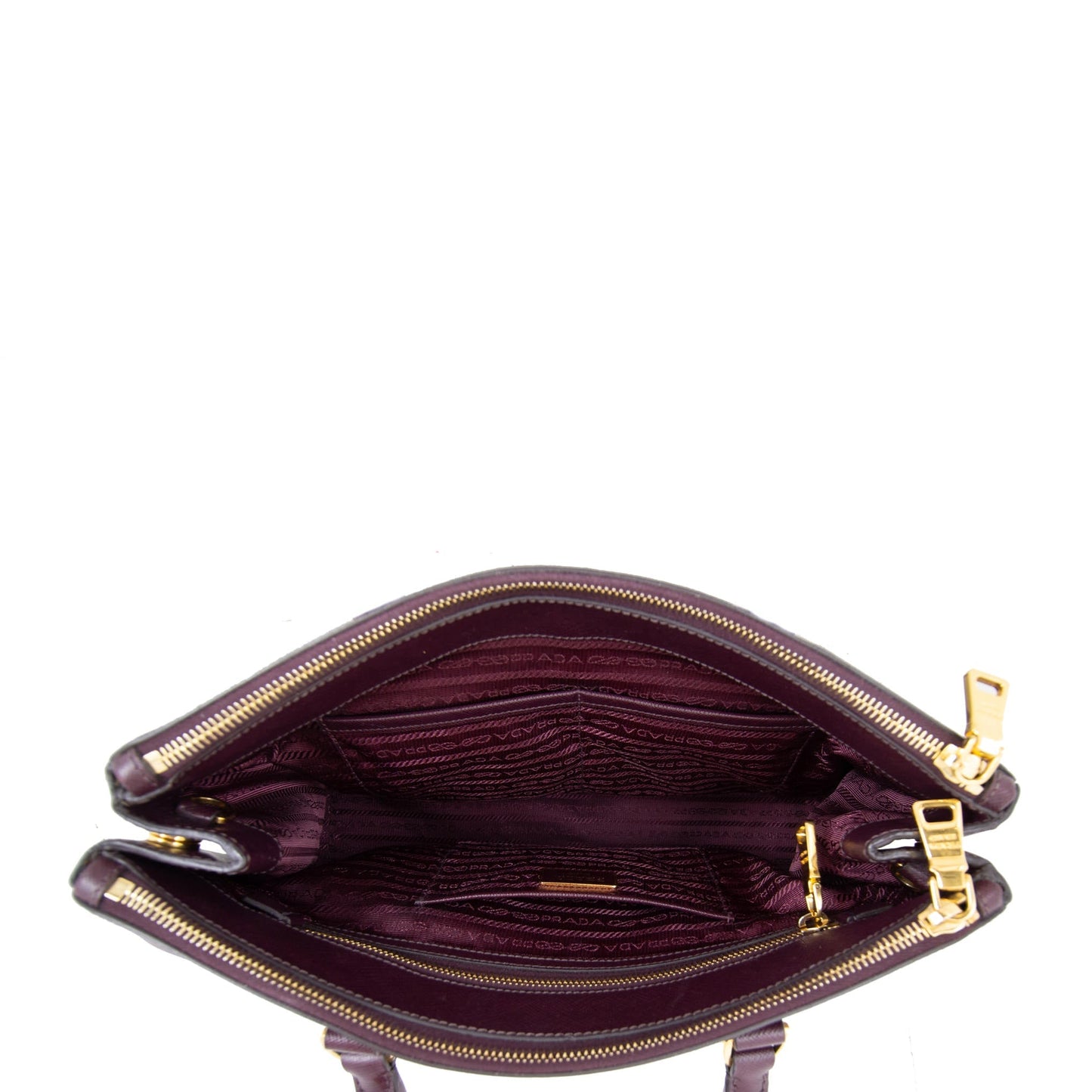 Prada Saffiano Lux Galleria Double Zip Tote Medium