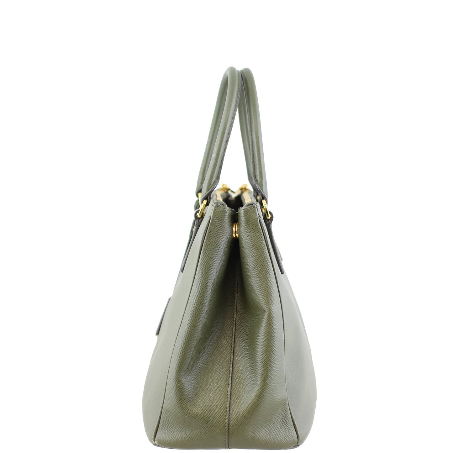 Prada Saffiano Lux Galleria Double Zip Tote Medium