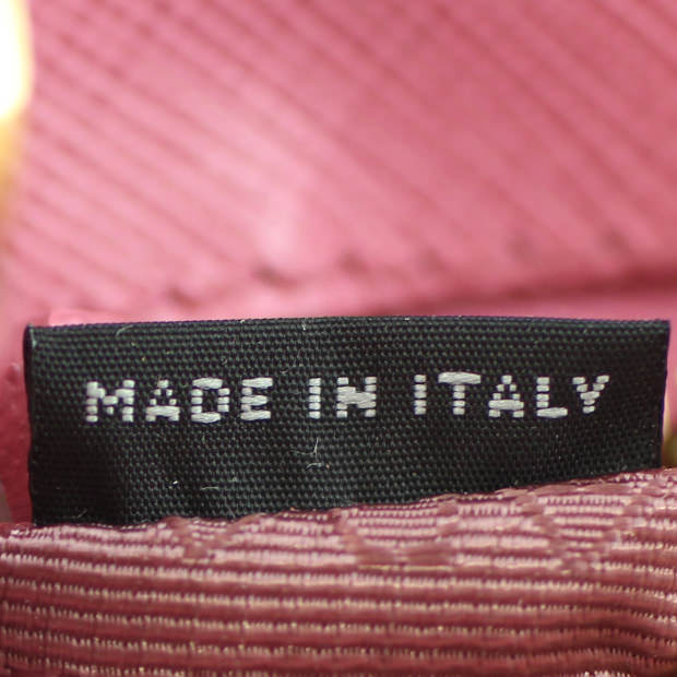Prada Saffiano Lux Galleria Double Zip Tote Mini