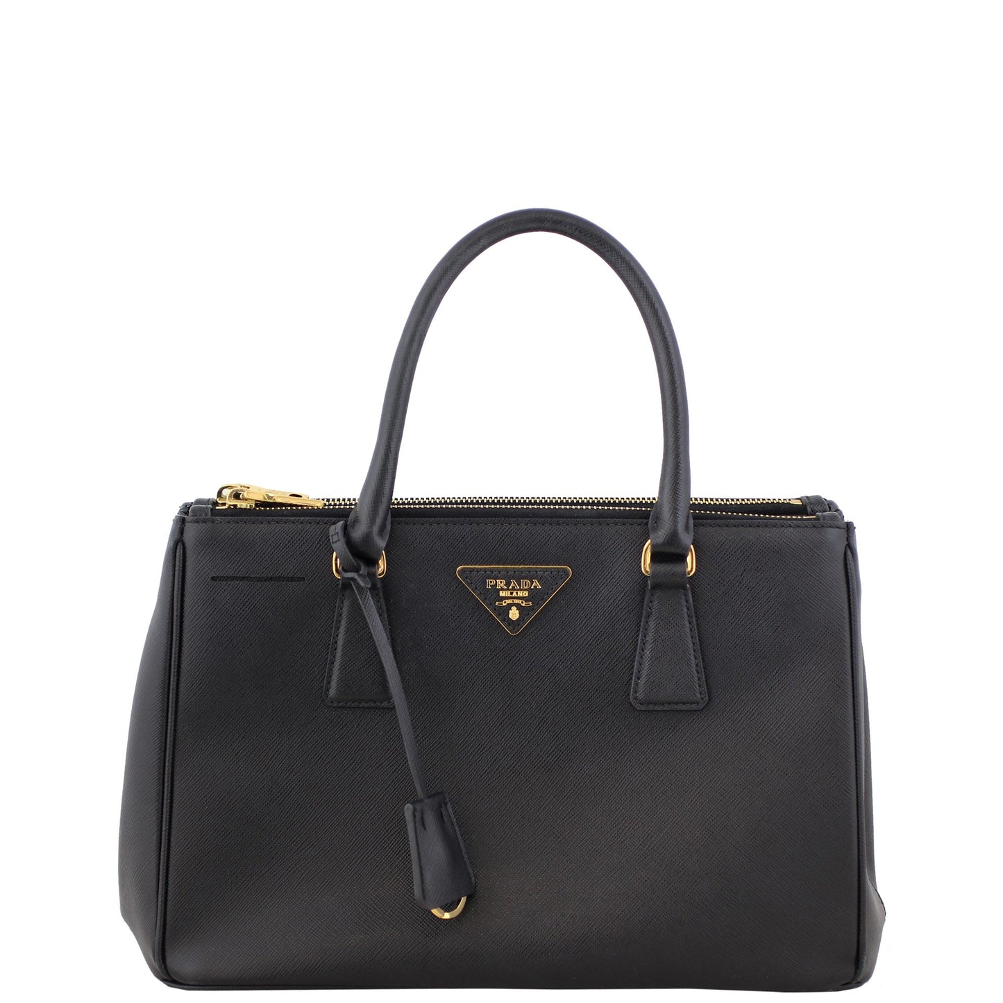 Prada Saffiano Lux Galleria Double Zip Tote Small