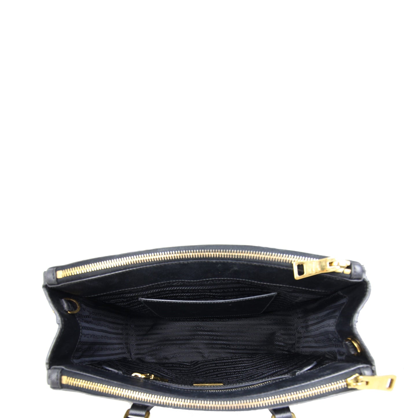 Prada Saffiano Lux Galleria Double Zip Tote Small