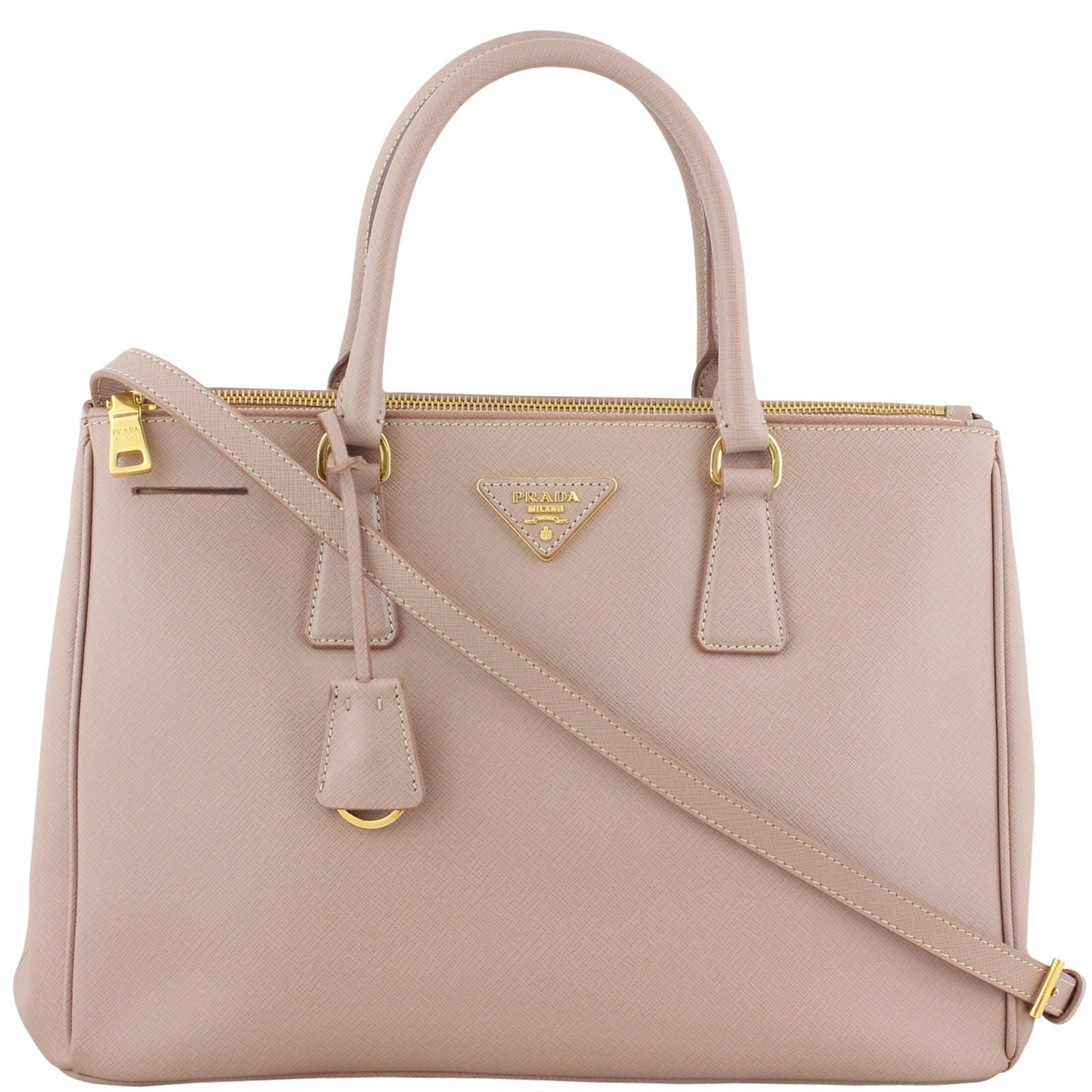 Prada Saffiano Lux Galleria Double Zip Tote