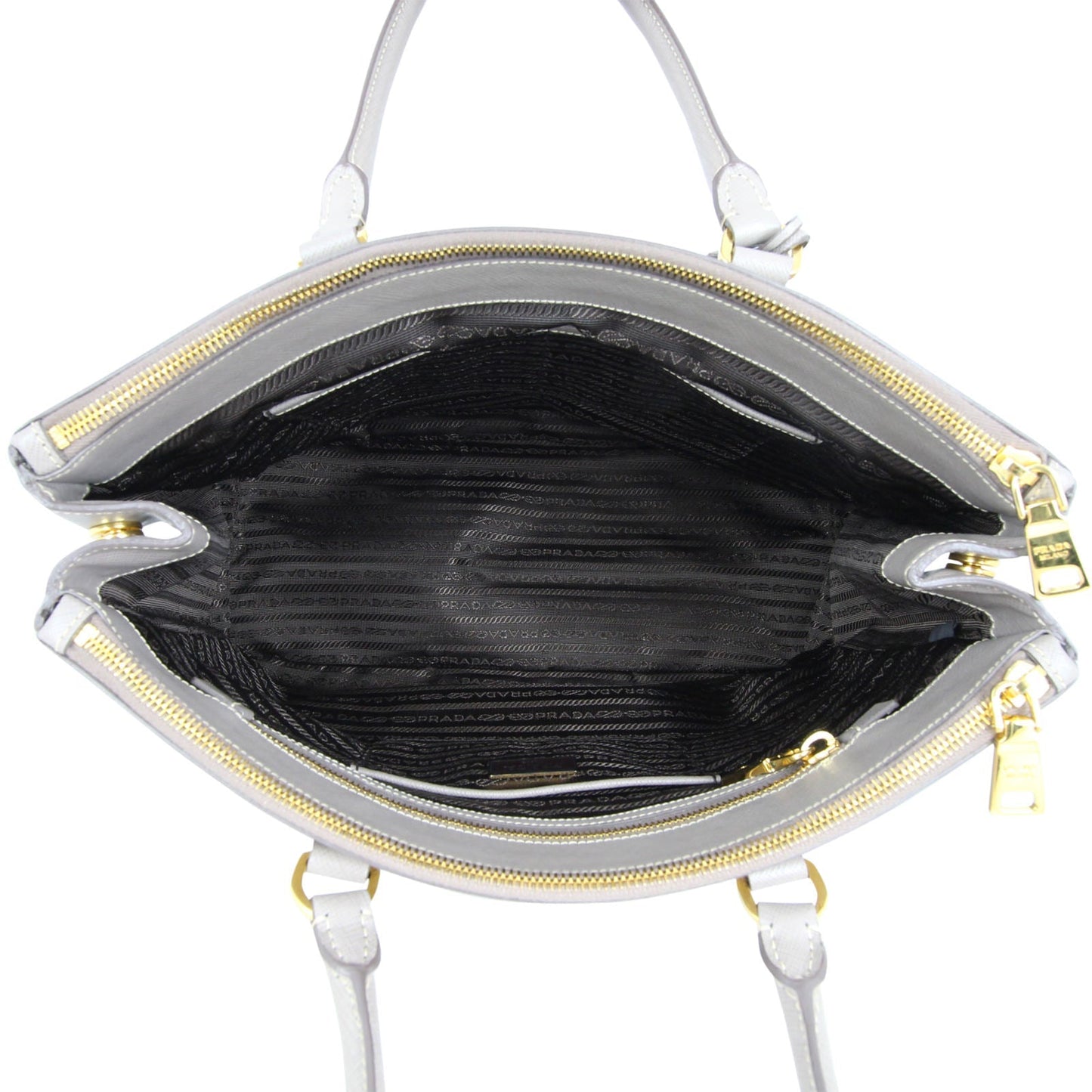Prada Saffiano Lux Galleria Double Zip Tote Medium