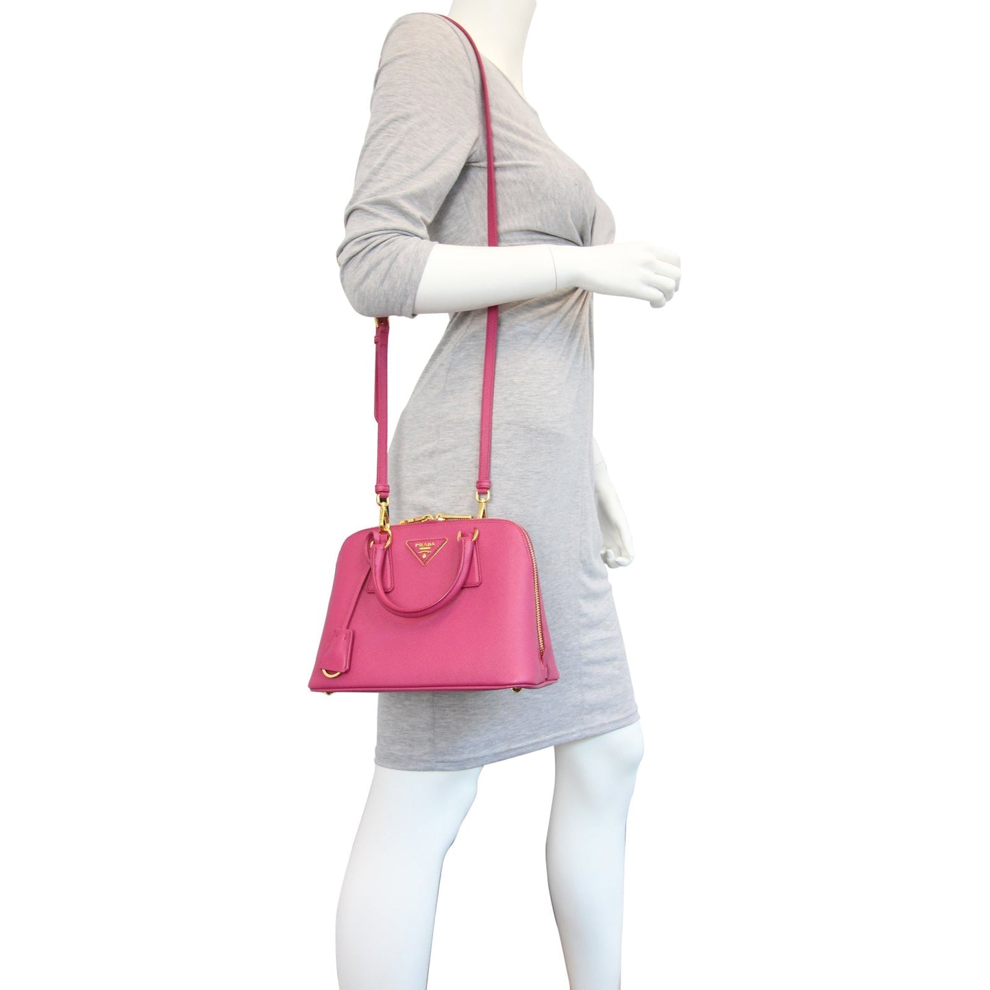Prada Saffiano Lux Small Promenade Bag