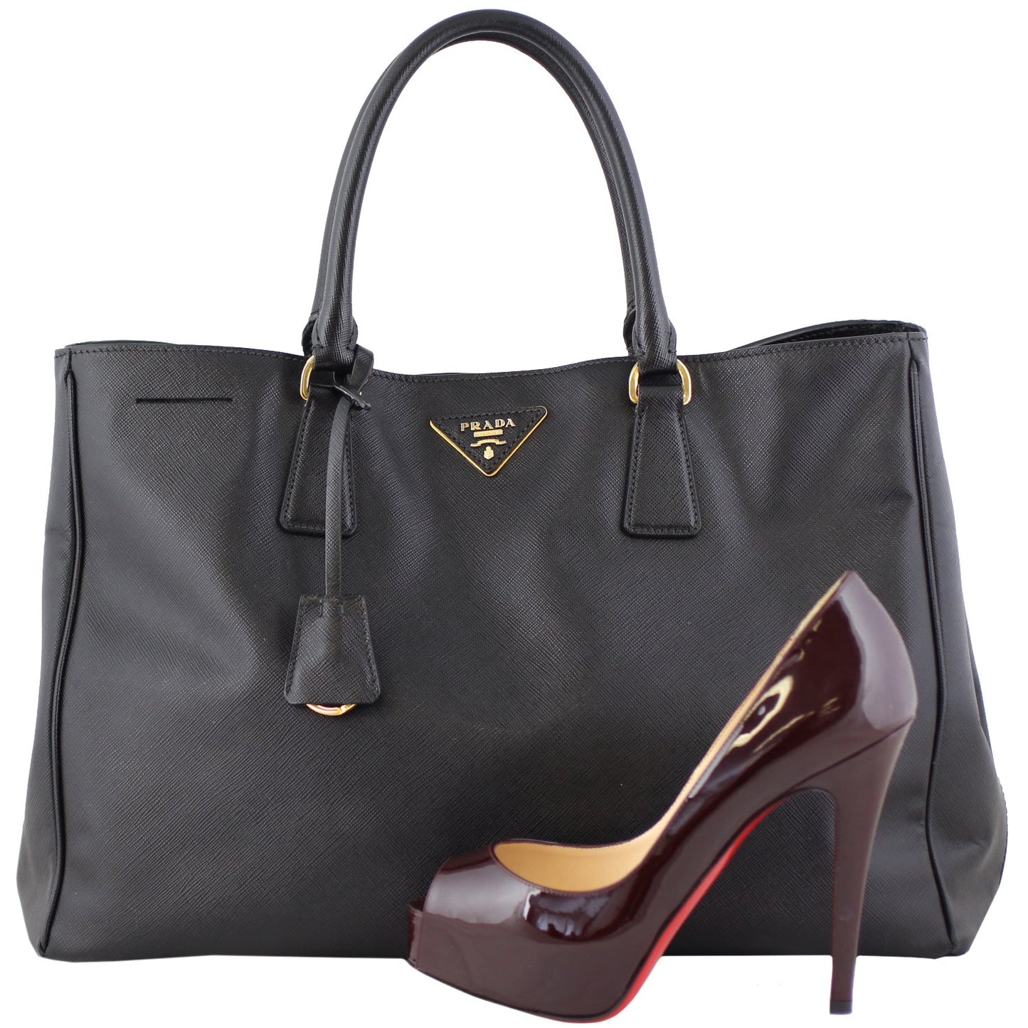 Prada Saffiano Lux Large Shopper Tote
