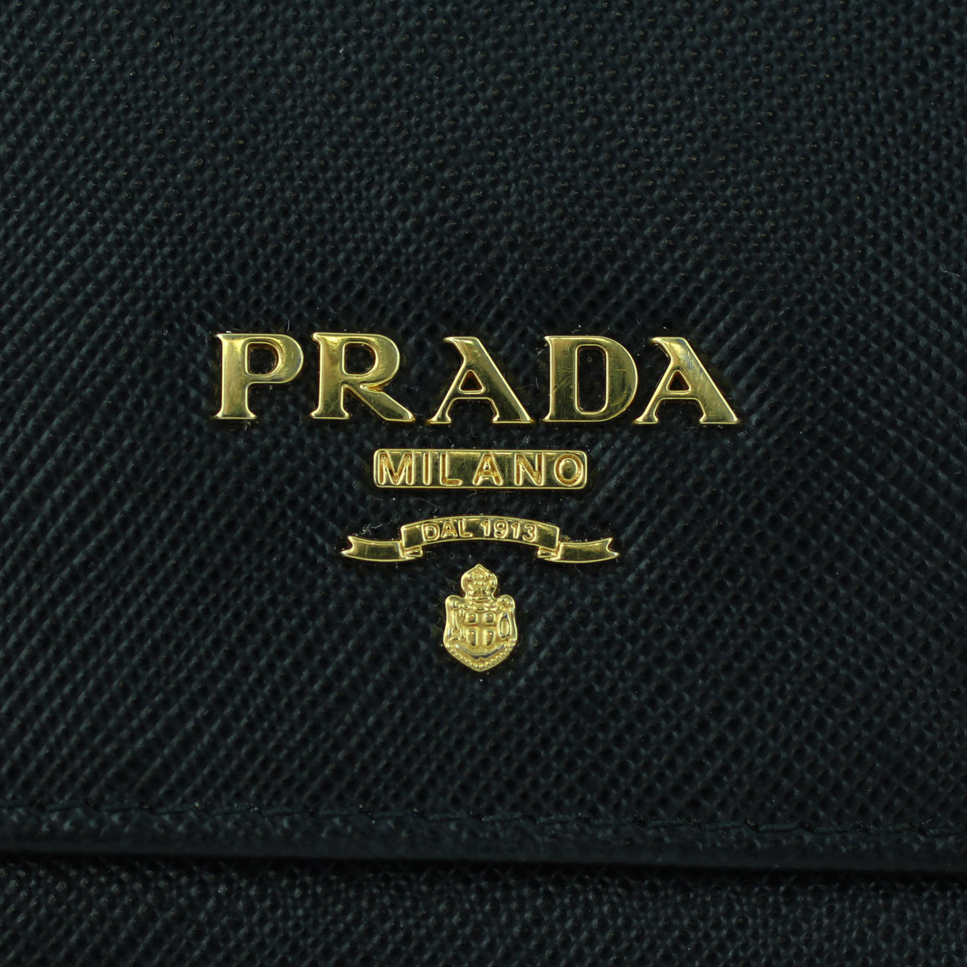 Prada Saffiano Lux Chain Wallet