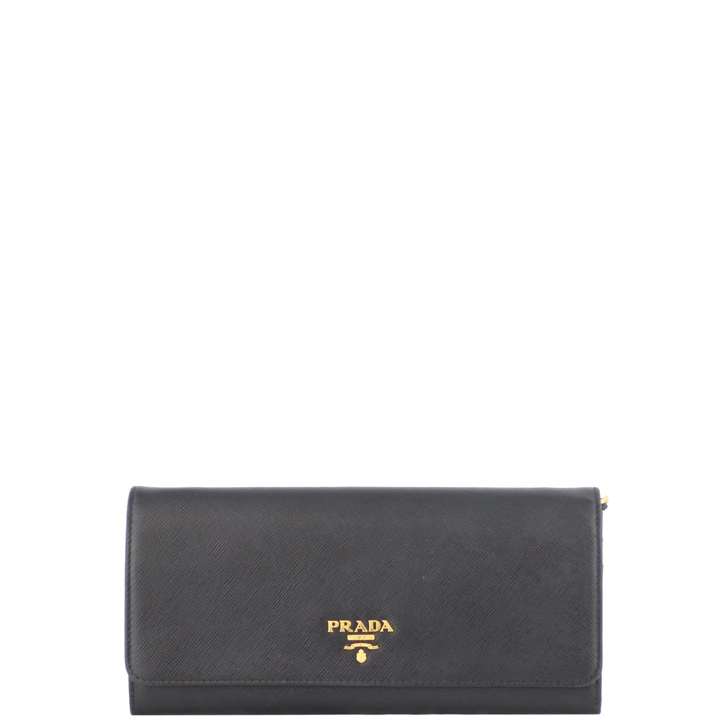 Prada Saffiano Lux Chain Wallet