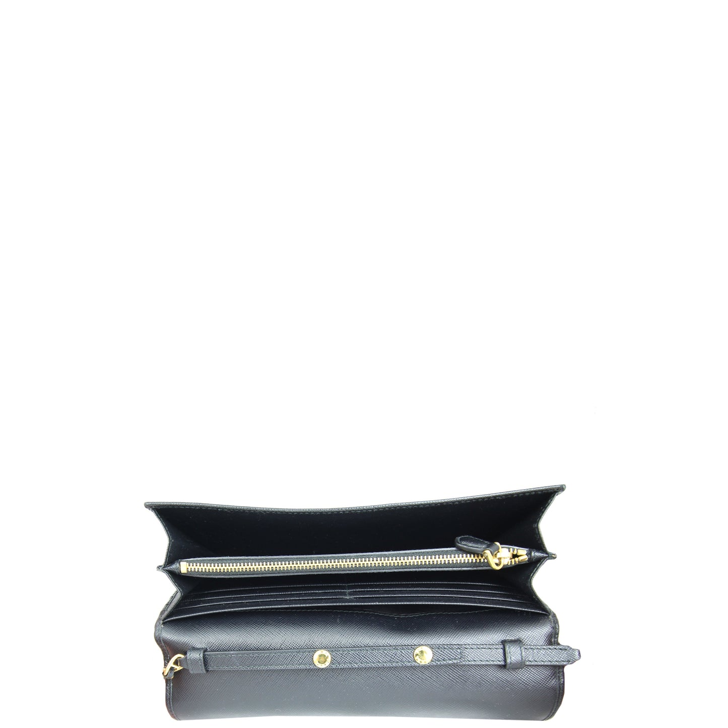 Prada Saffiano Lux Chain Wallet