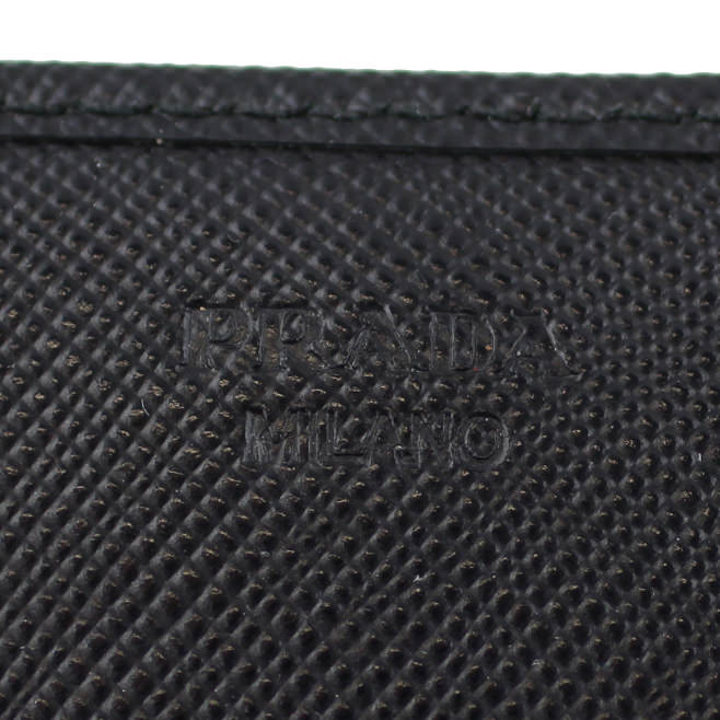 Prada Saffiano Lux Chain Wallet