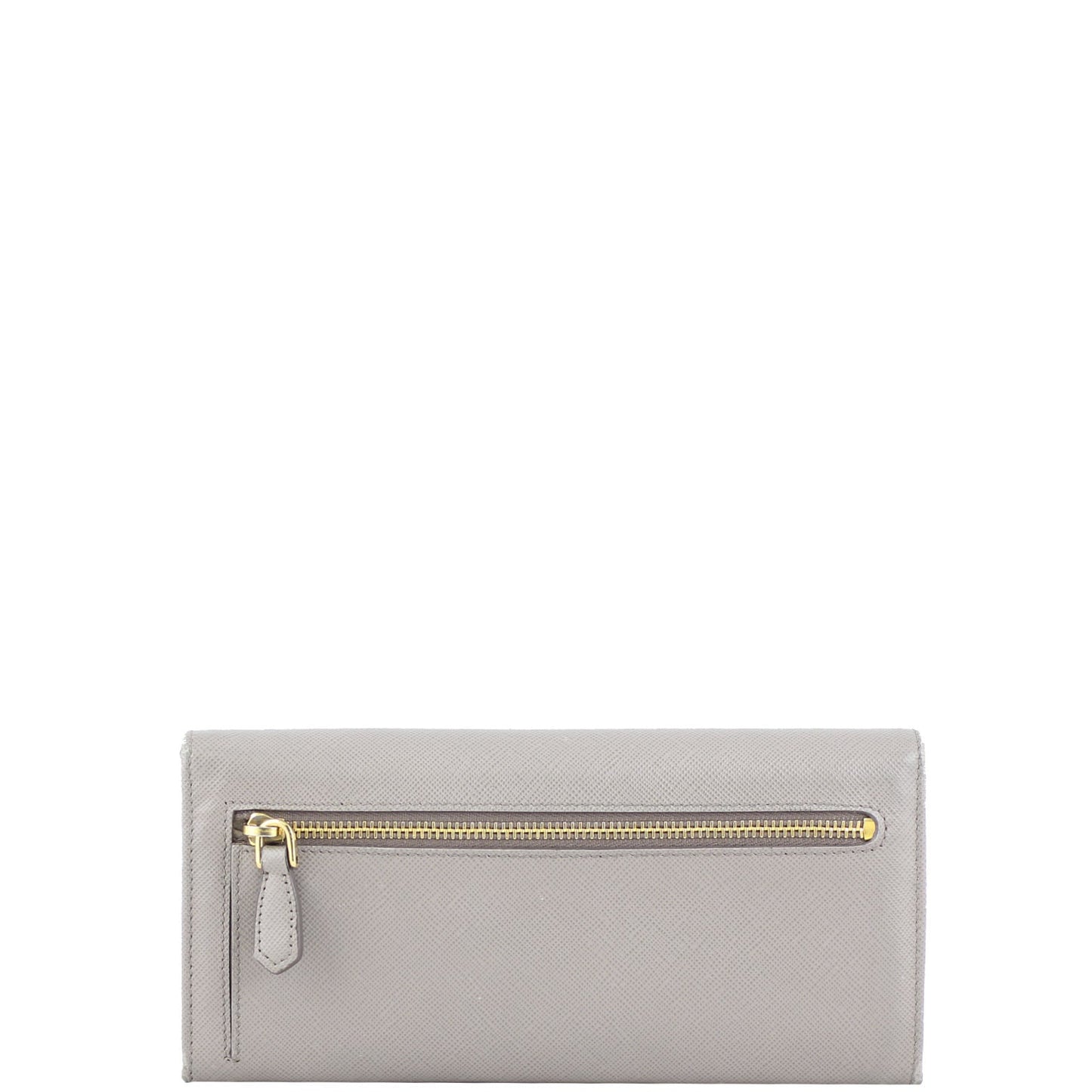 Prada Saffiano Metal Continental Wallet