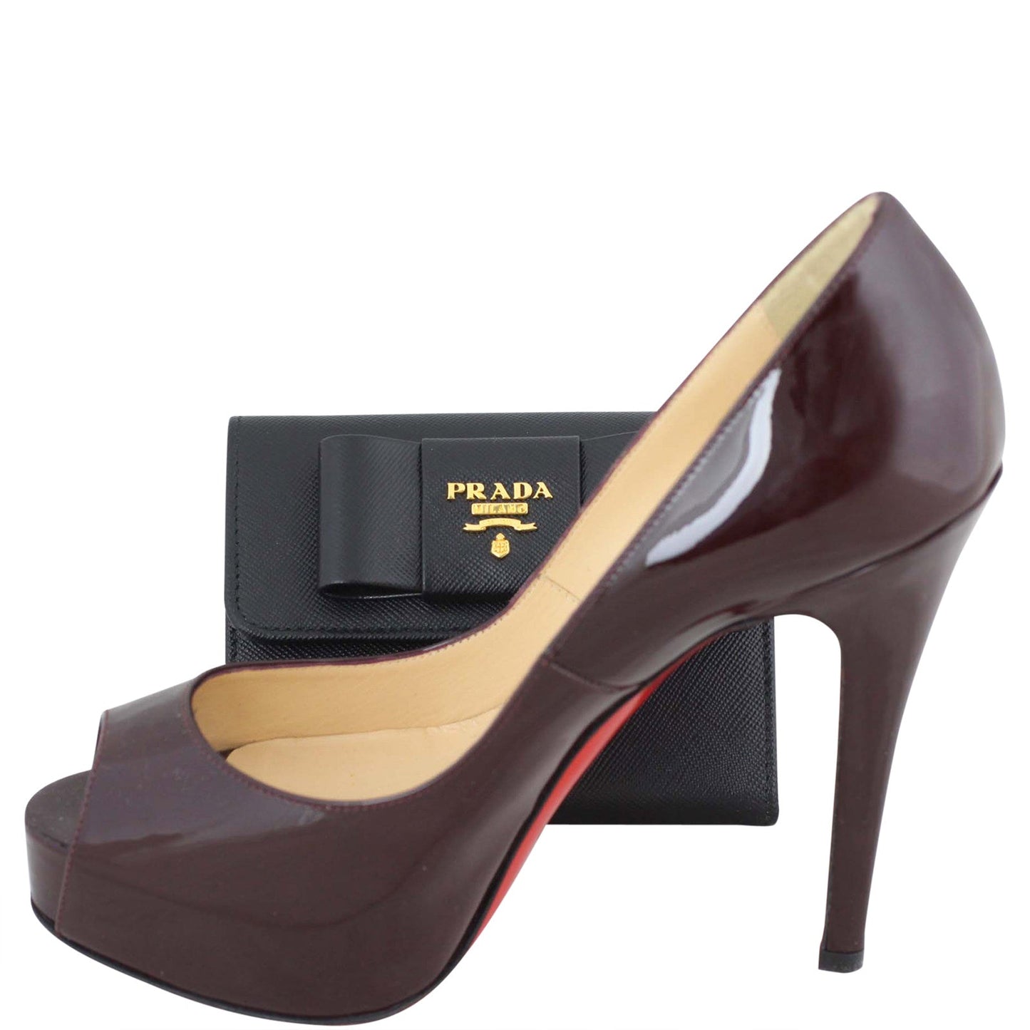 Prada Saffiano Small Fiocco Bow Wallet