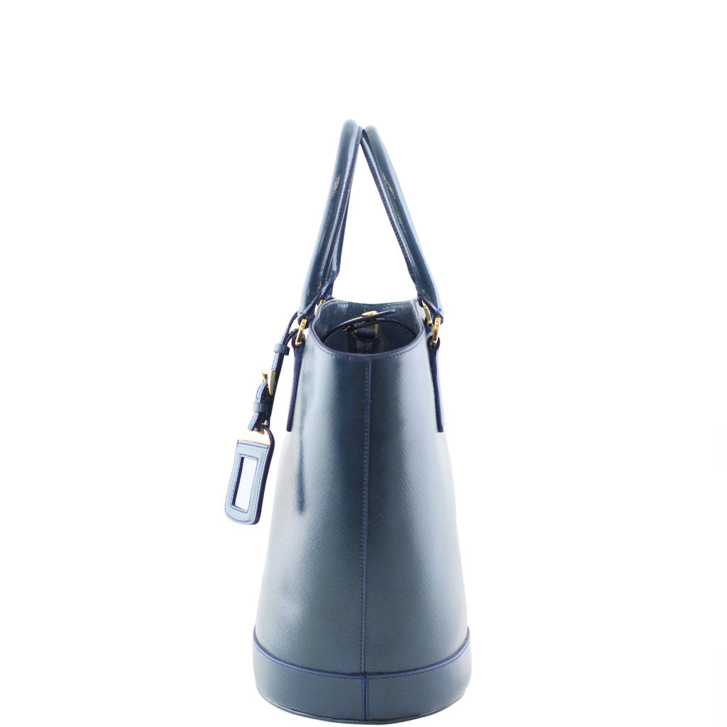 Prada Saffiano Vernice Secchiello Bucket Bag