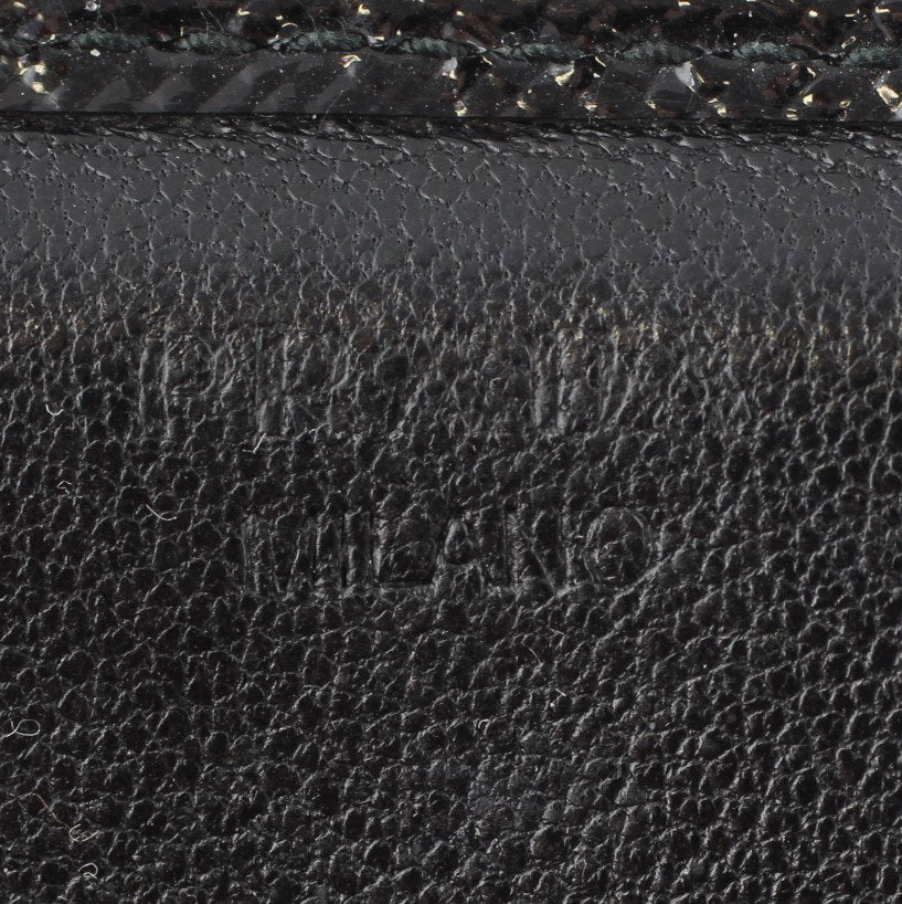 Prada Saffiano Vernice Continental Wallet
