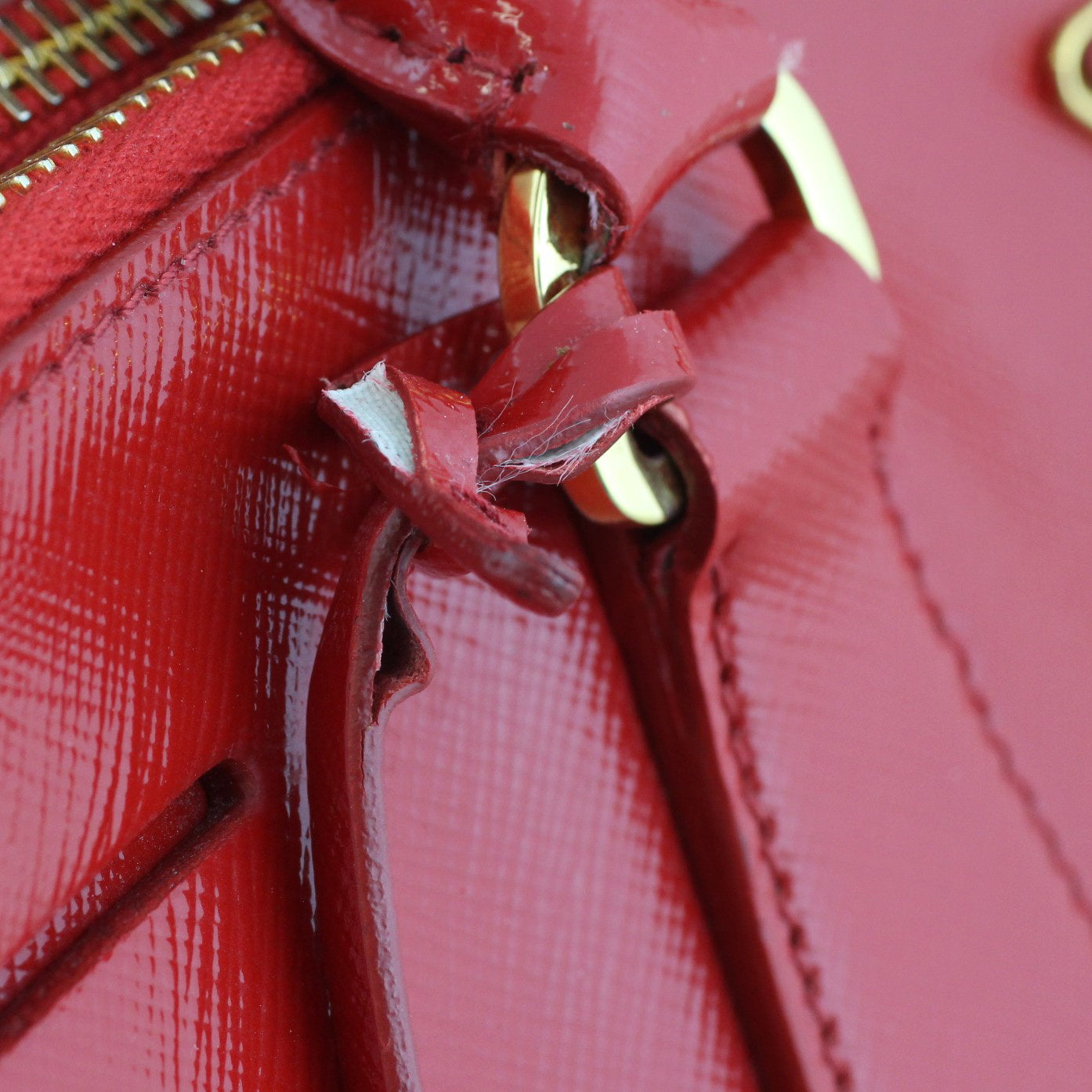 Prada Saffiano Vernice Galleria Medium Double Zip Tote