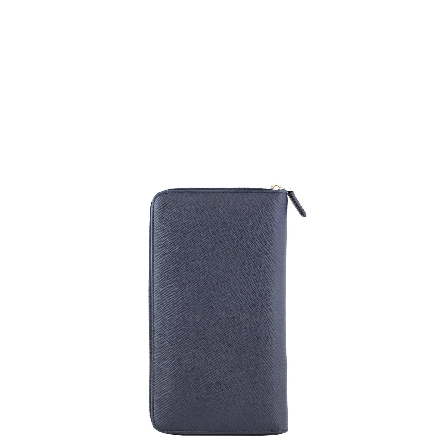 Prada Saffiano Zip Around Travel Wallet