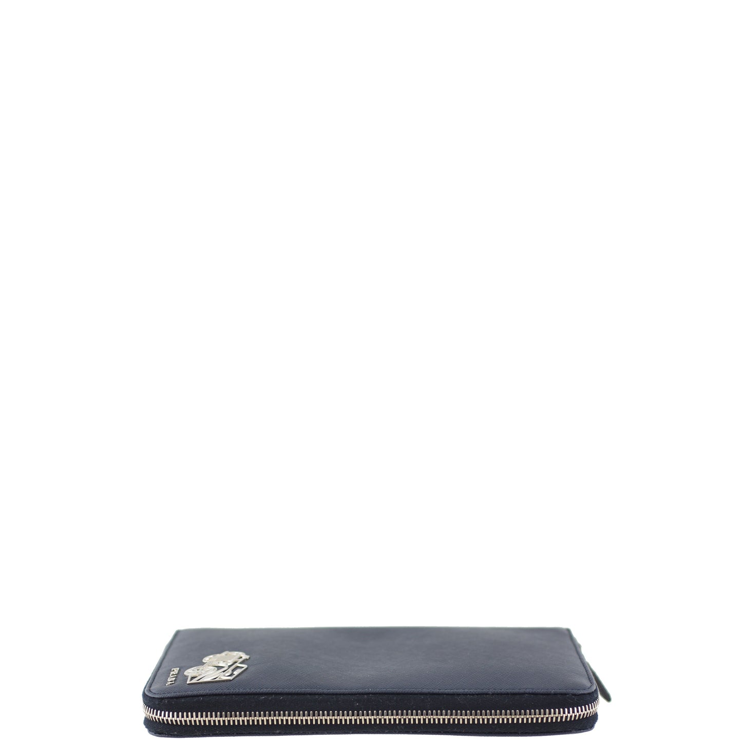 Prada Saffiano Zip Around Travel Wallet