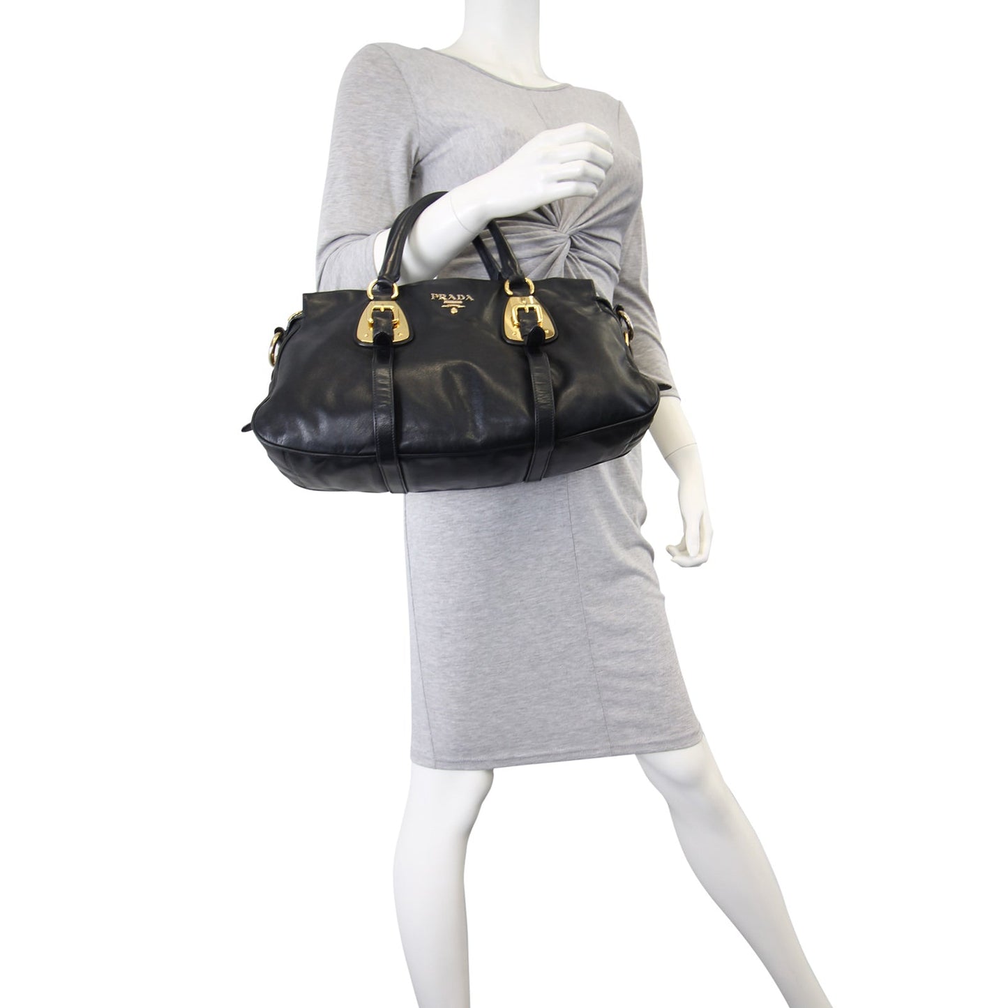 Prada Soft Calf Bauletto Bag