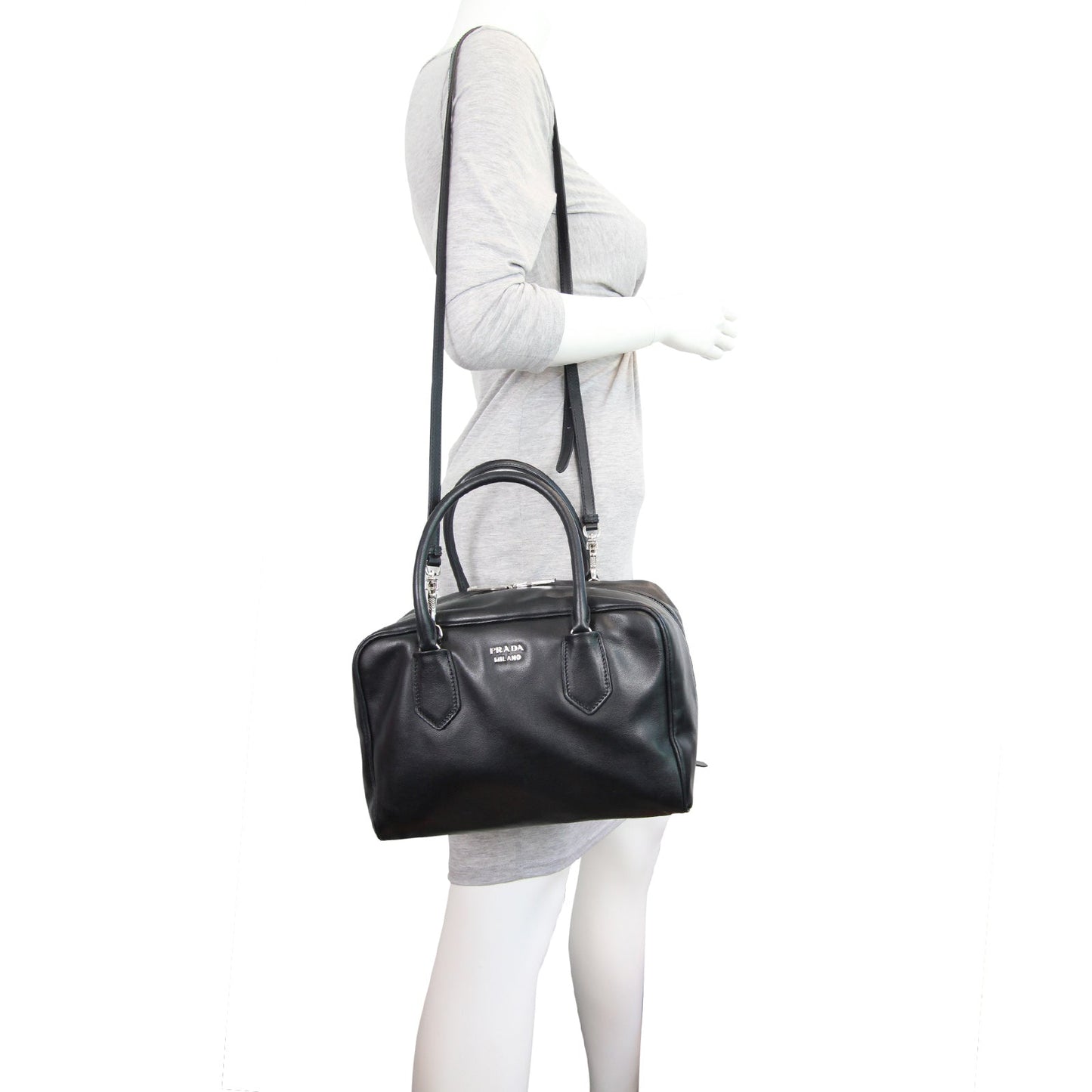 Prada Soft Leather Inside Bag Medium