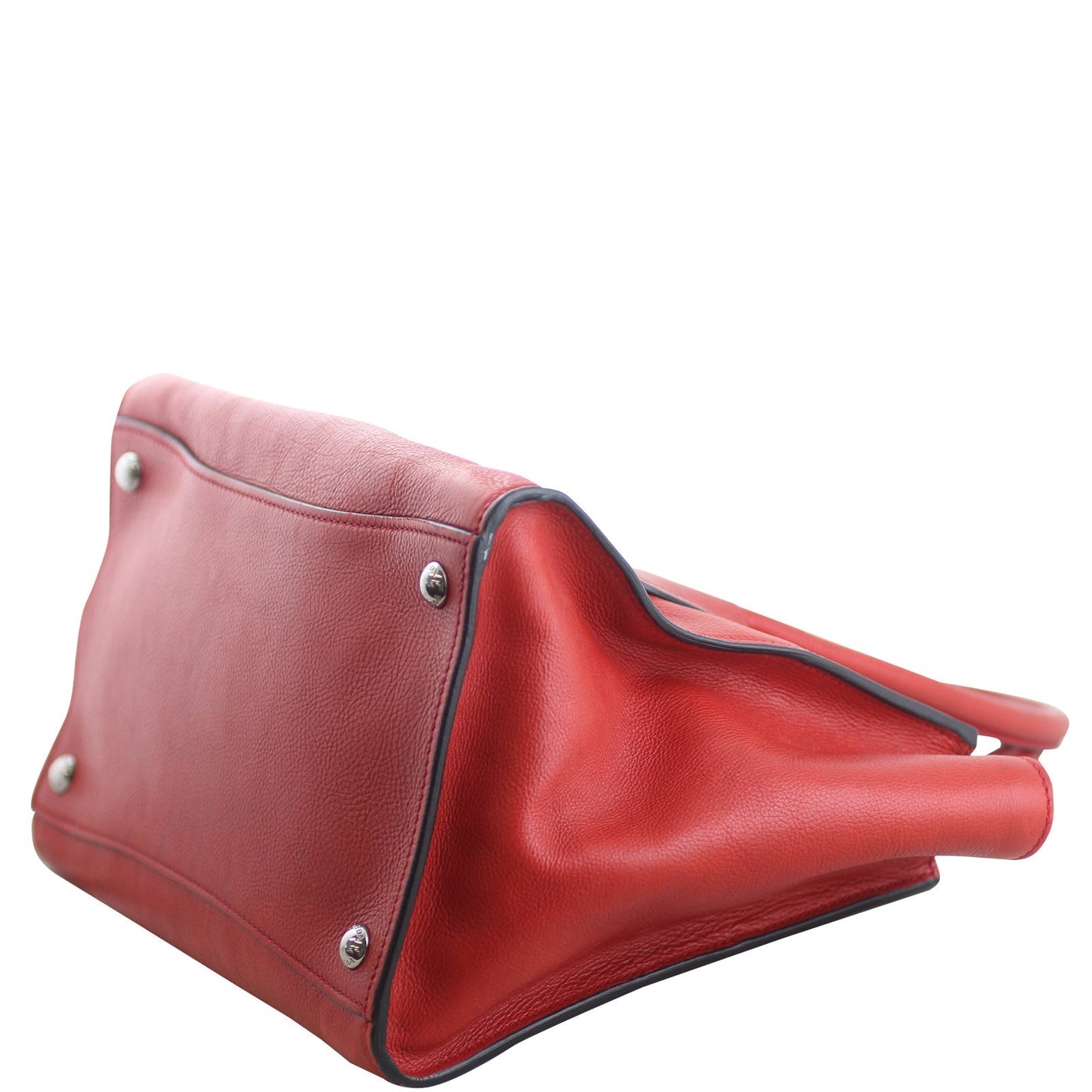 Prada Twin Pocket Glace Calfskin Tote Small
