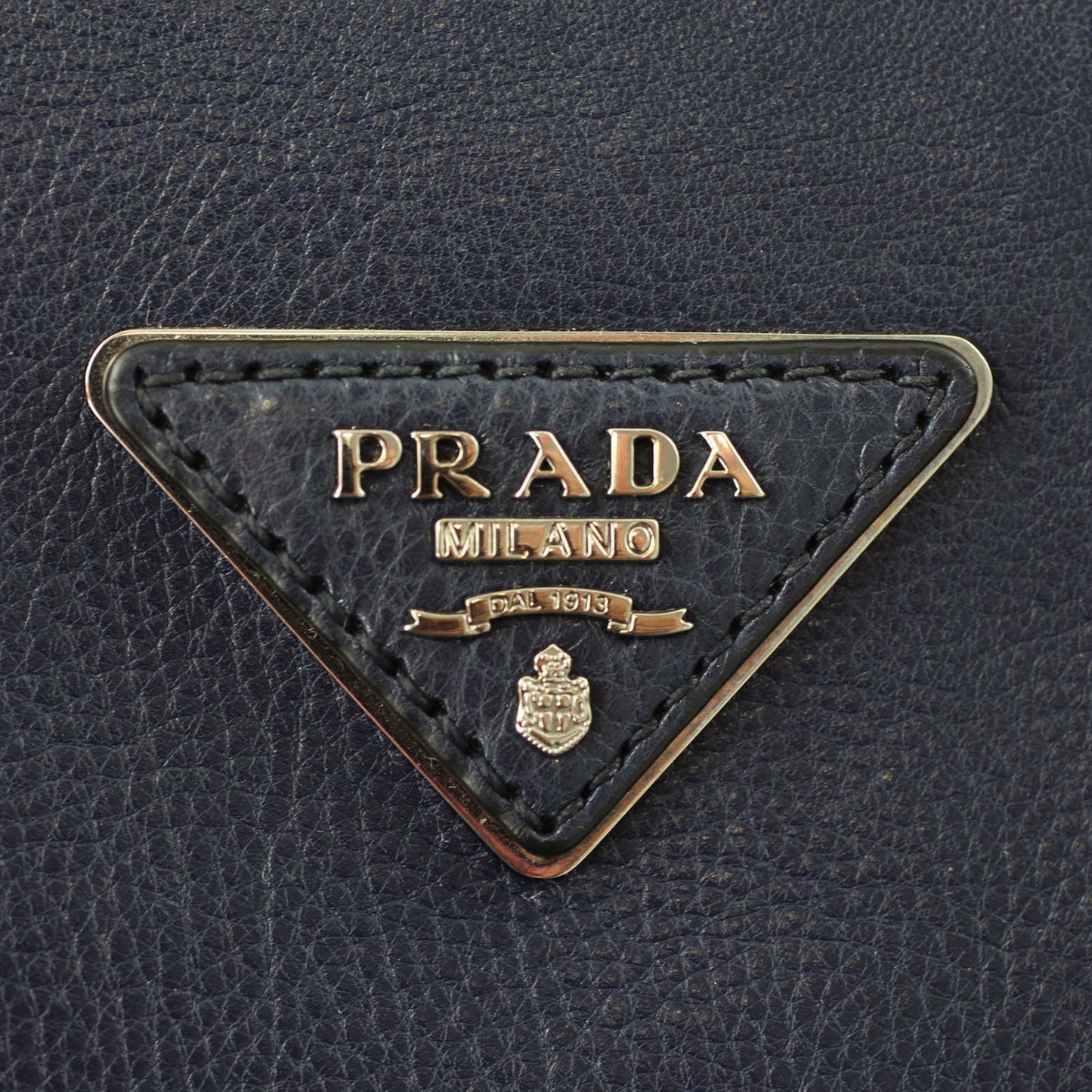 Prada Twin Pocket Glace Calfskin Tote
