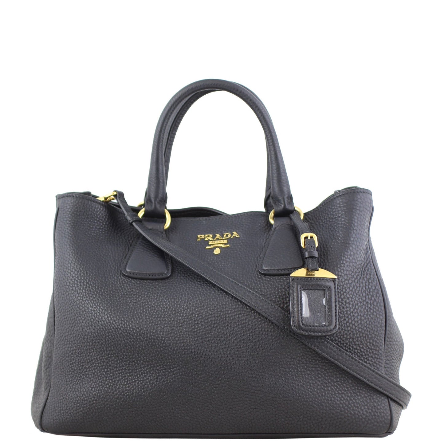 Prada Vitello Daino Bauletto Tote