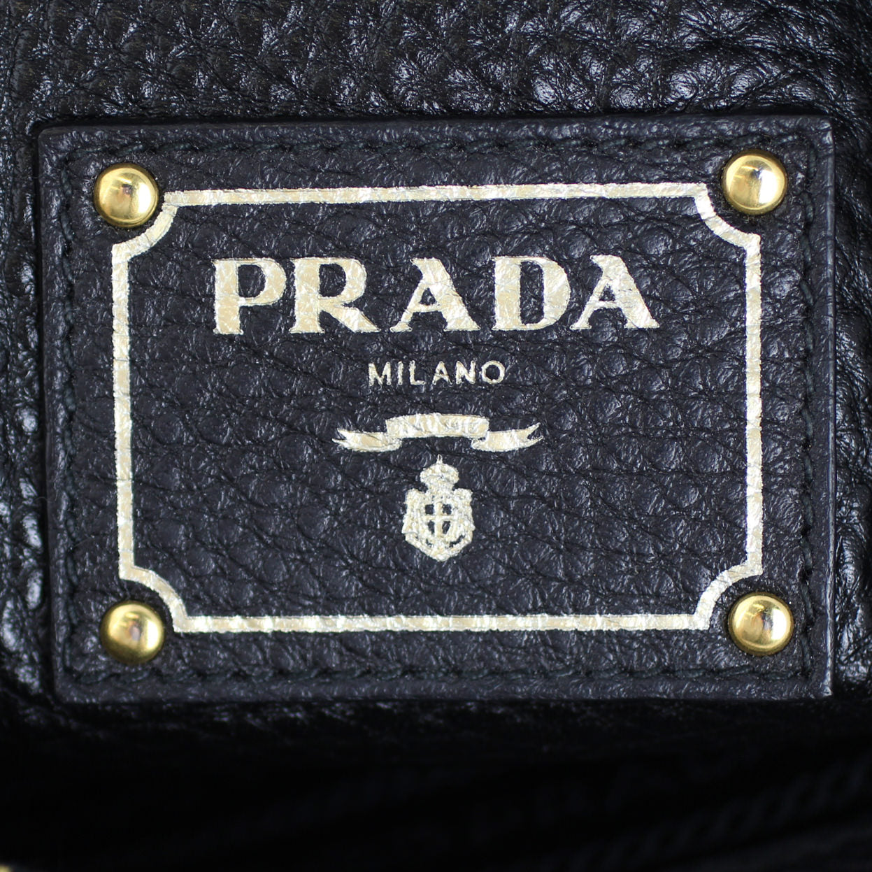 Prada Vitello Daino Bauletto Tote