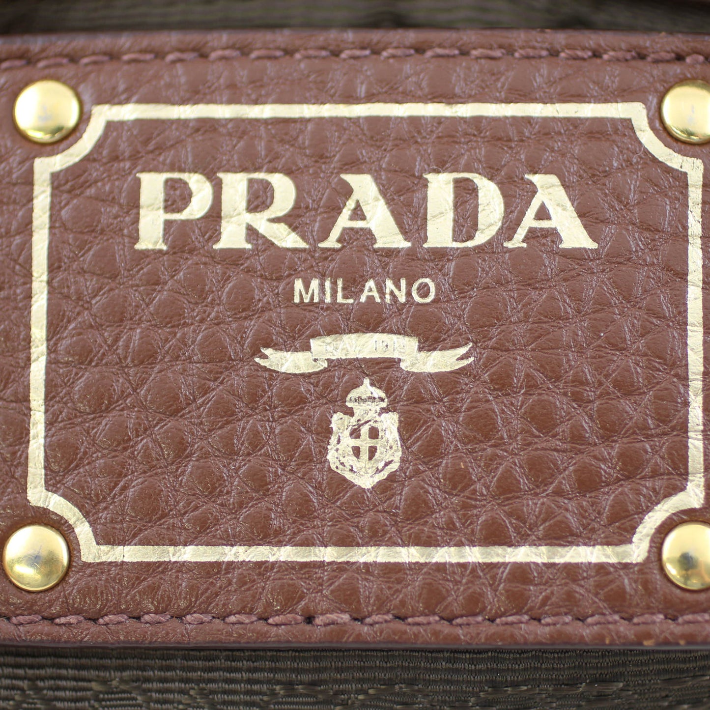 Prada Vitello Daino Large Expandable Shopper Tote