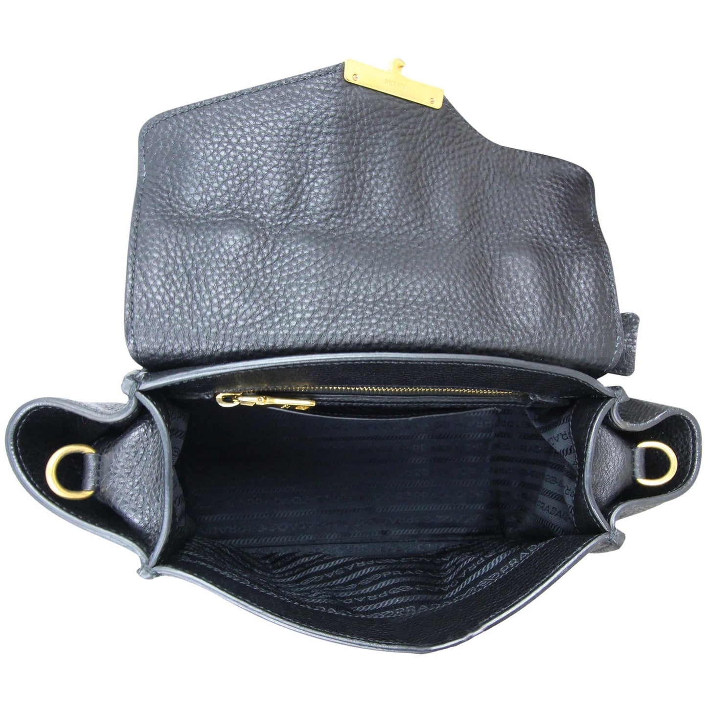 Prada Vitello Daino Flap Bag