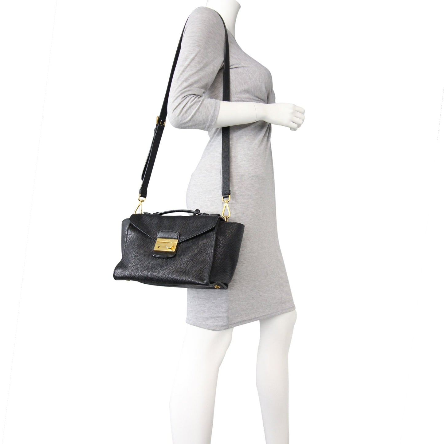 Prada Vitello Daino Flap Bag