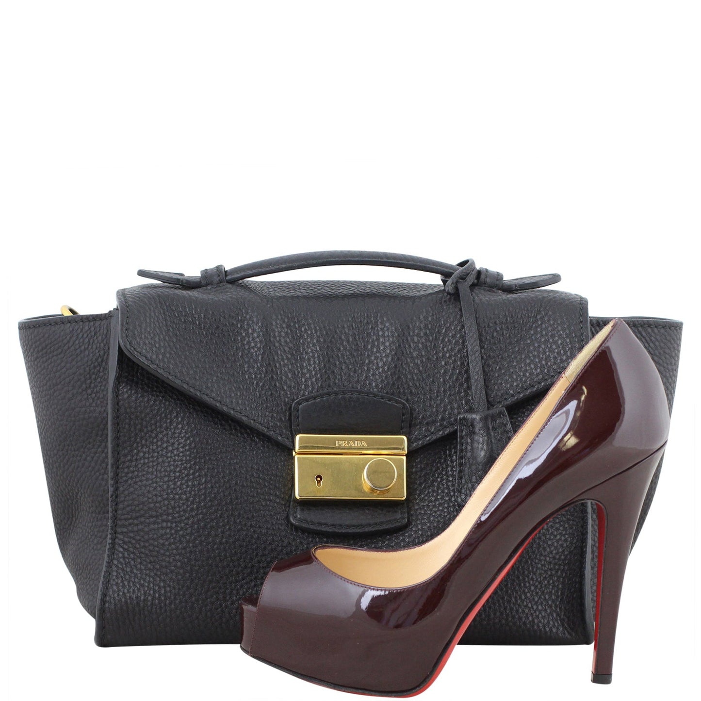 Prada Vitello Daino Flap Bag