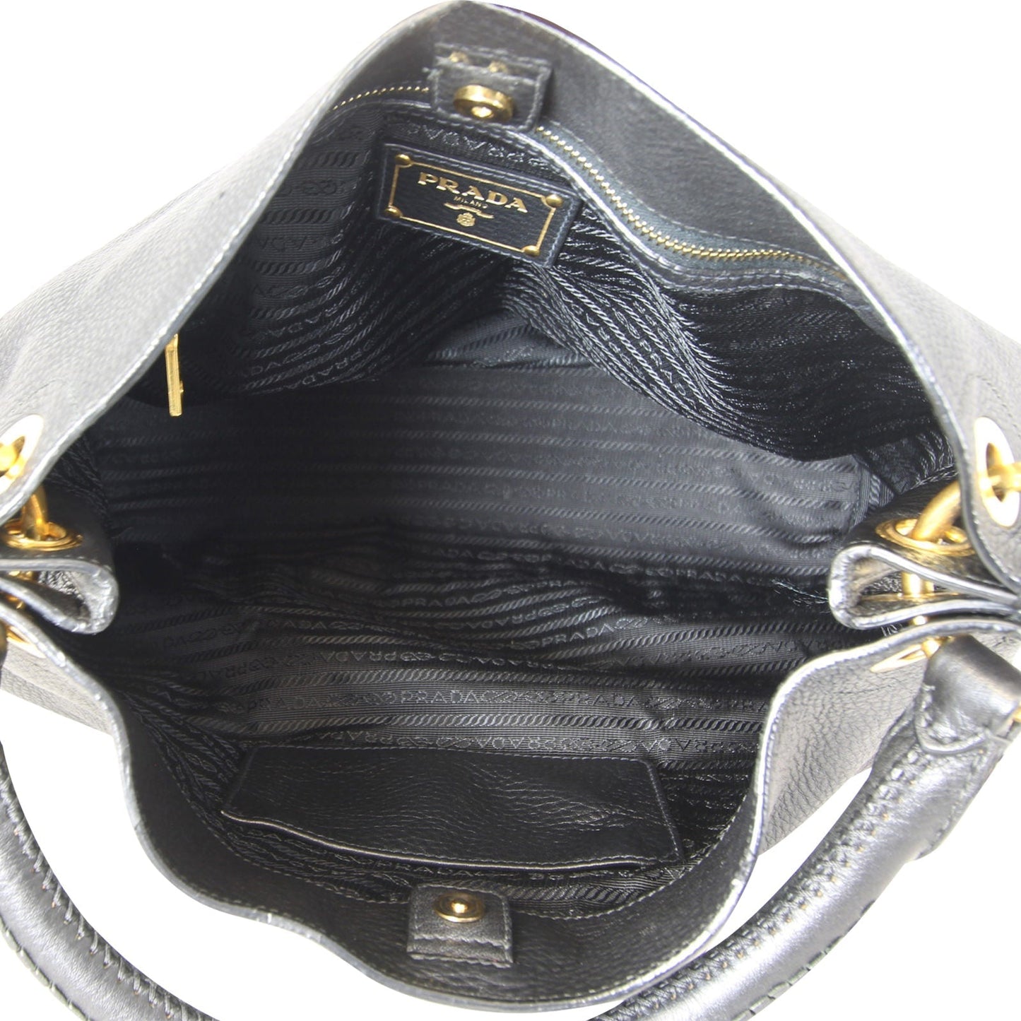 Prada Vitello Daino Hobo Bag