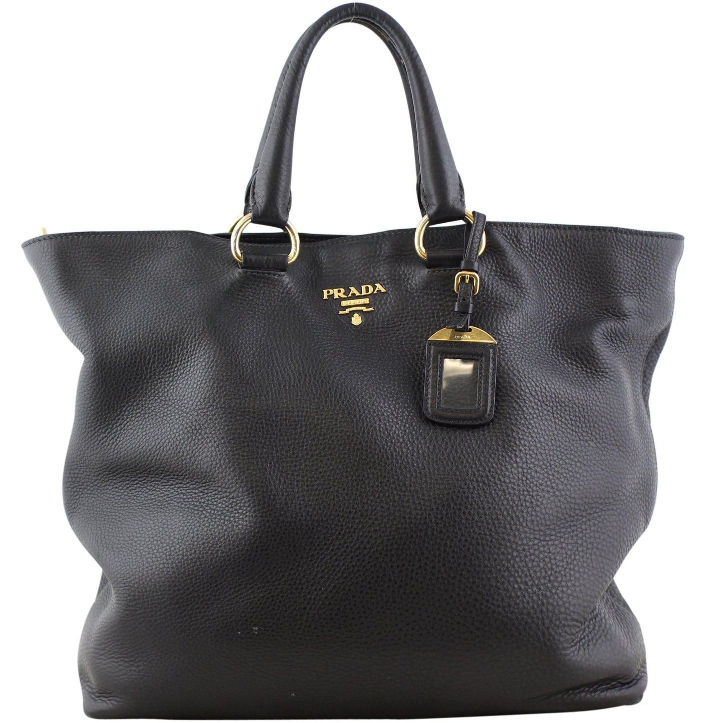 Prada Vitello Daino Large Shopping Tote