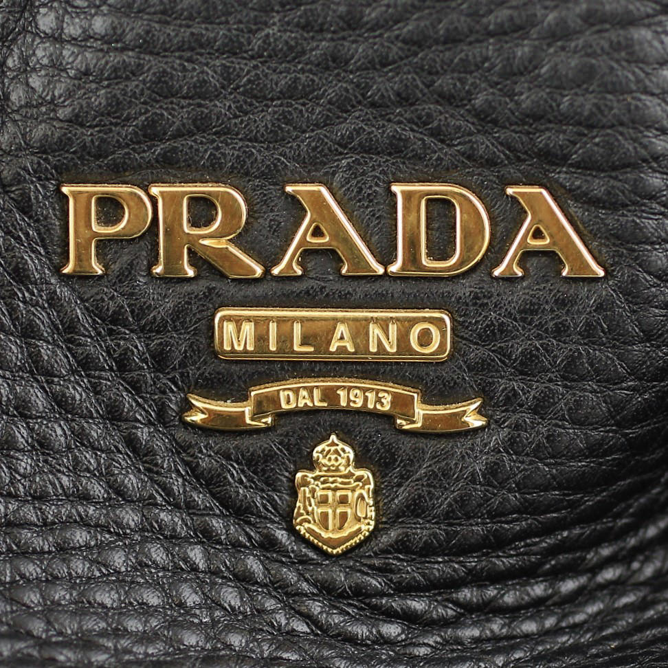 Prada Vitello Daino Large Shopping Tote