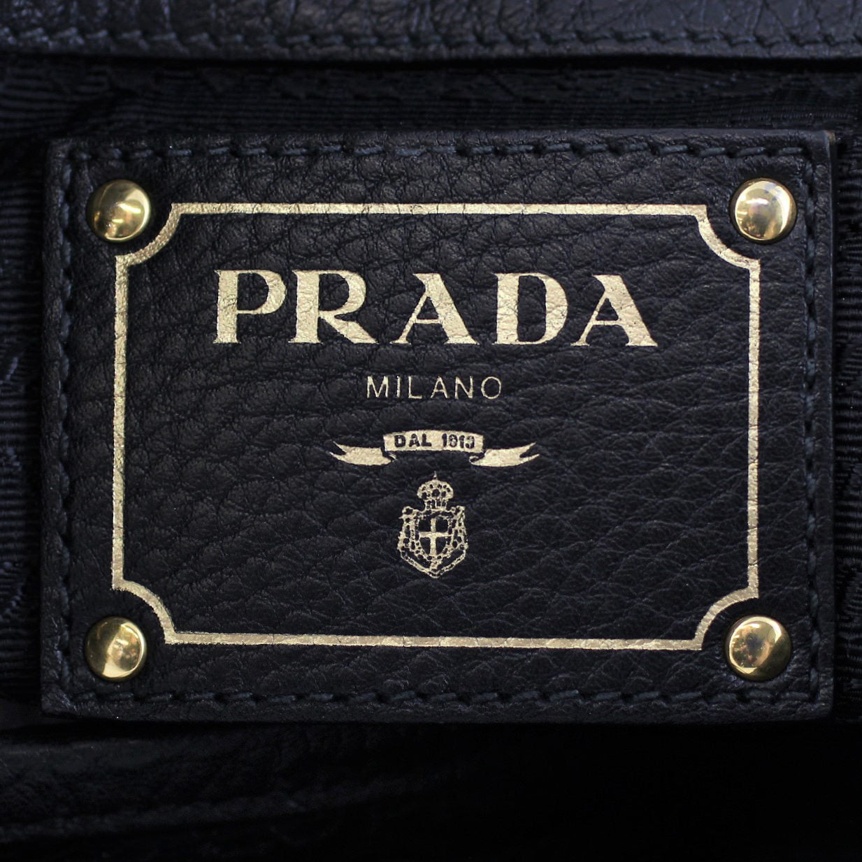 Prada Vitello Daino Large Shopping Tote