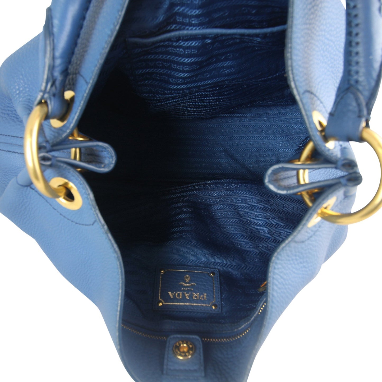 Prada Vitello Daino Sacca Hobo Bag