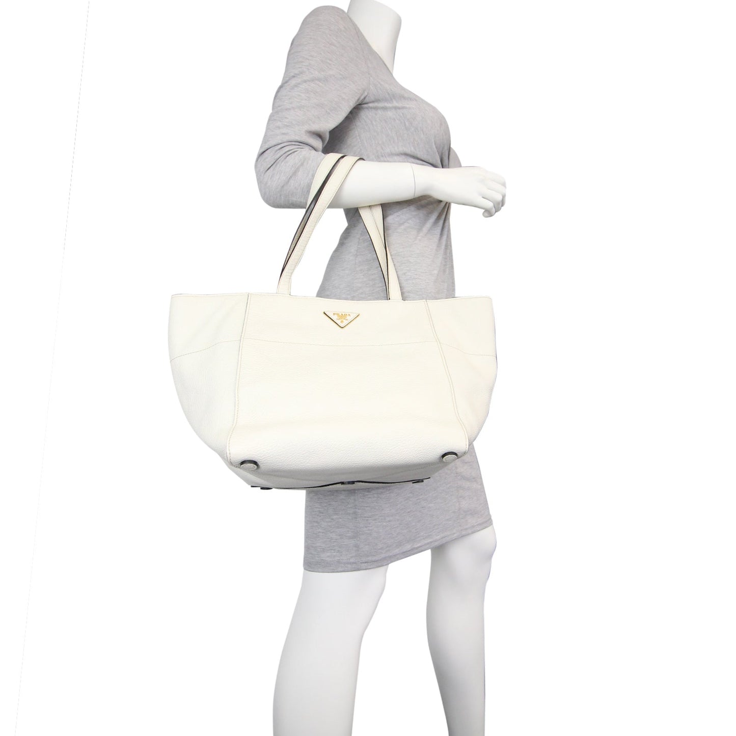Prada Vitello Daino Tote Bag
