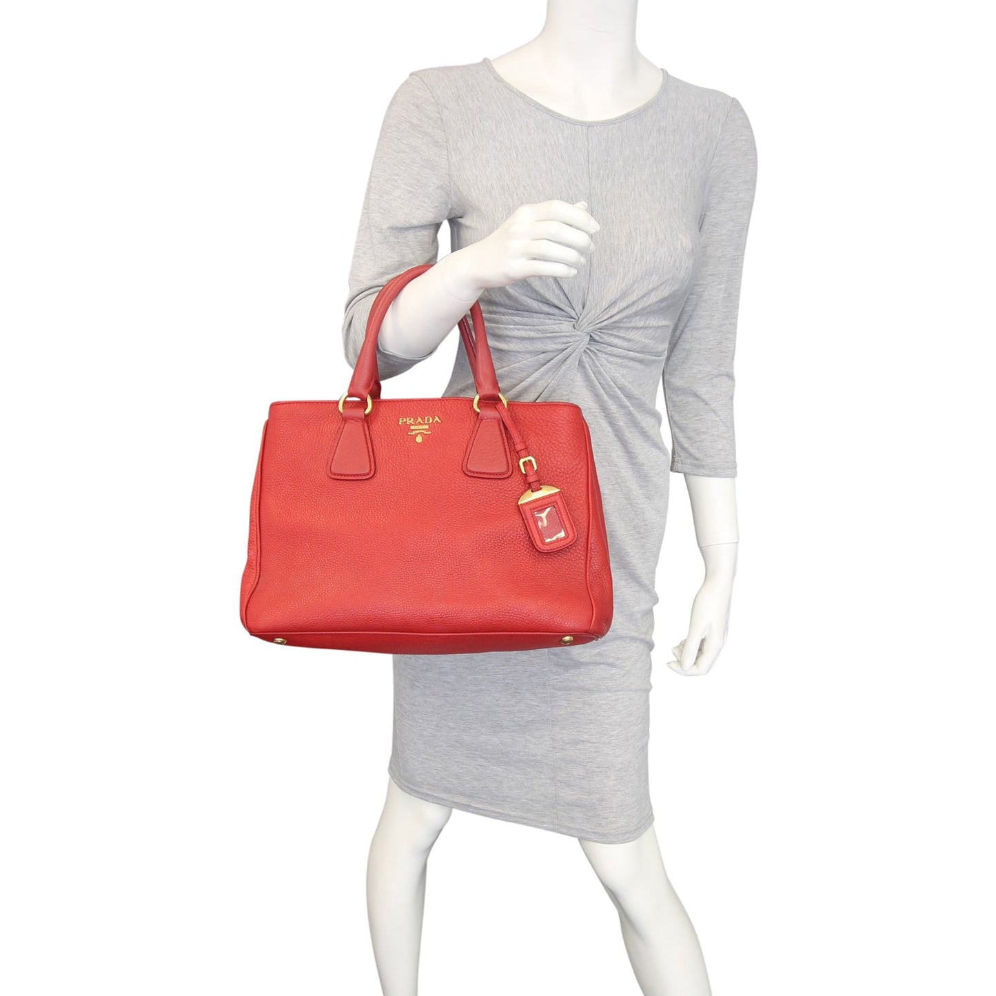Prada Vitello Daino Tote Bag