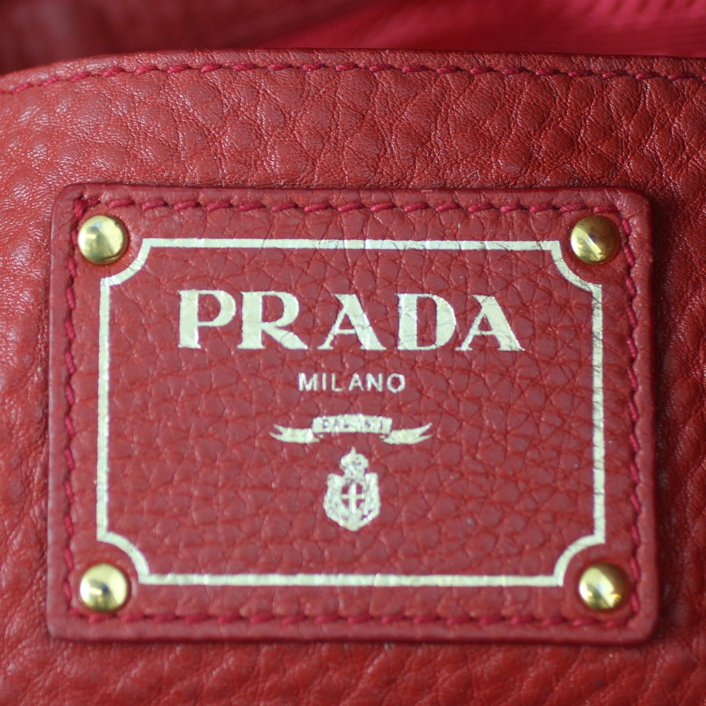 Prada Vitello Daino Tote Bag