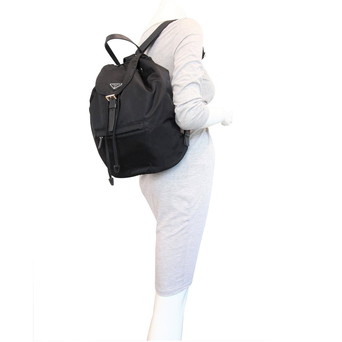 Prada Zainetto Vela Medium Drawstring Backpack
