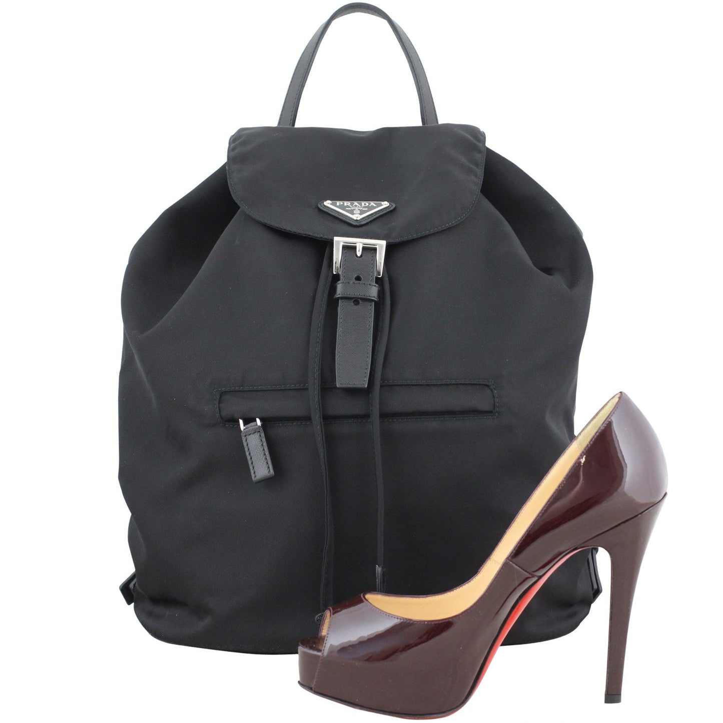 Prada Zainetto Vela Medium Drawstring Backpack