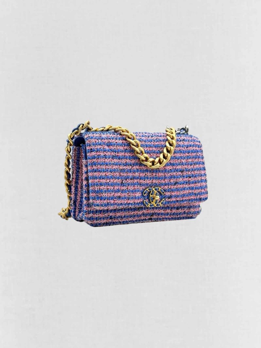 CHANEL 19 Blue & Pink Crossbody
