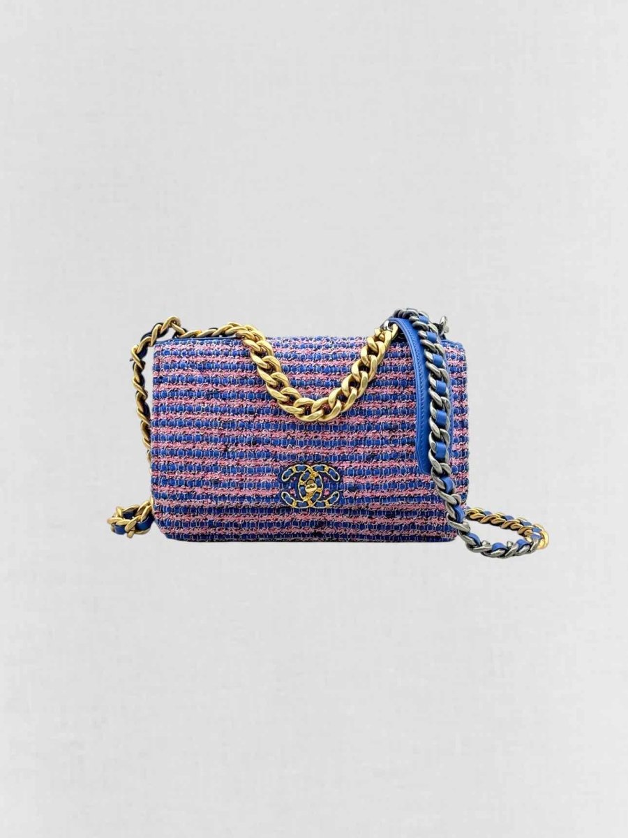 CHANEL 19 Blue & Pink Crossbody