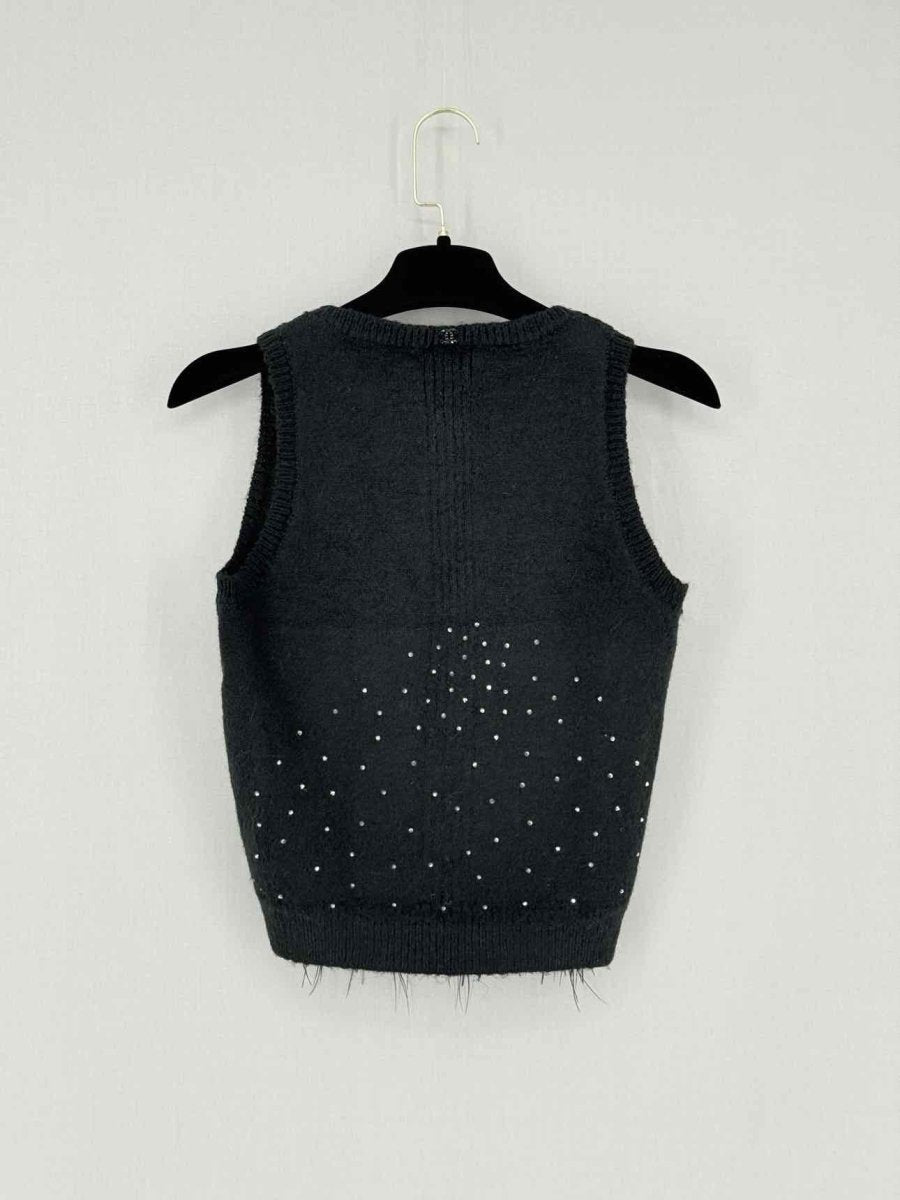 CHANEL Black Size US 0 Tank Top