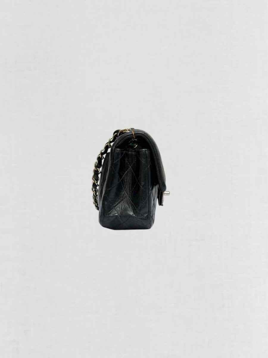 CHANEL Classic Single Flap Black Quilted Shoulder Bag