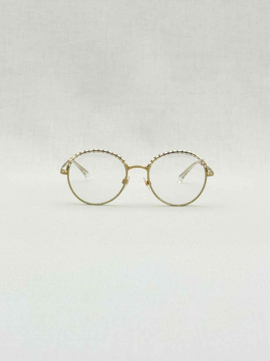 CHANEL Gold Tone Sunglasses