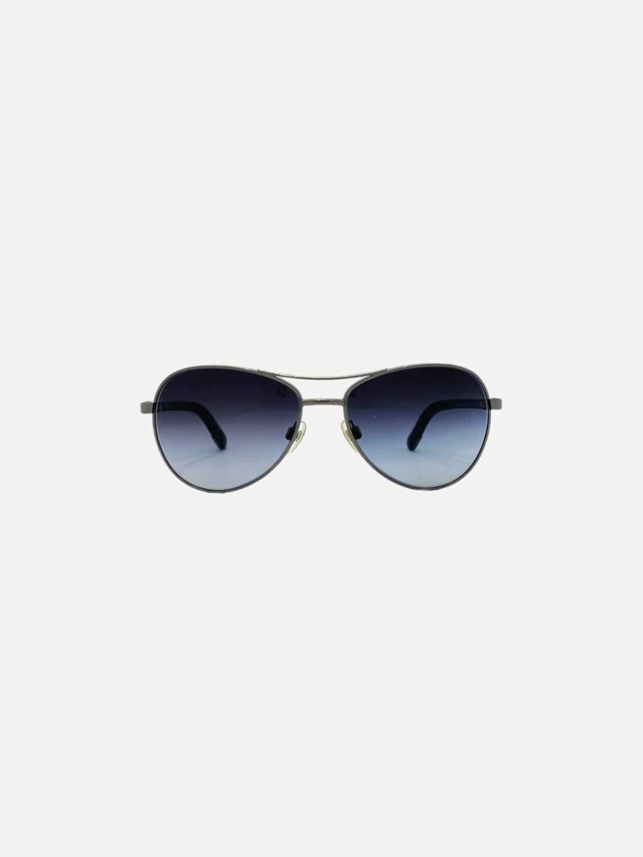 CHANEL Gun Metal Sunglasses